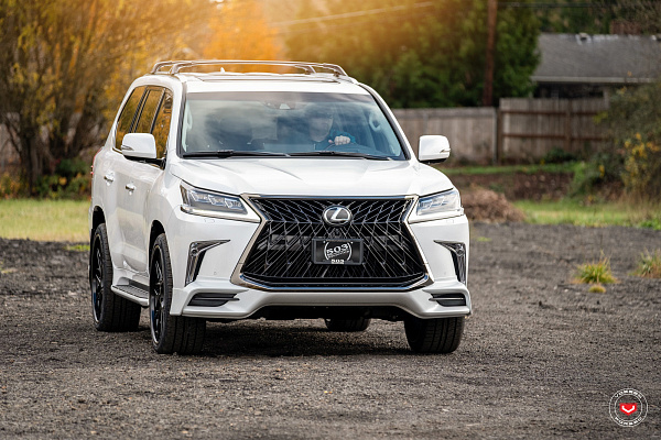 Фото дисков Vossen S17-07 (3-Piece) Черный сатин на Lexus LX III