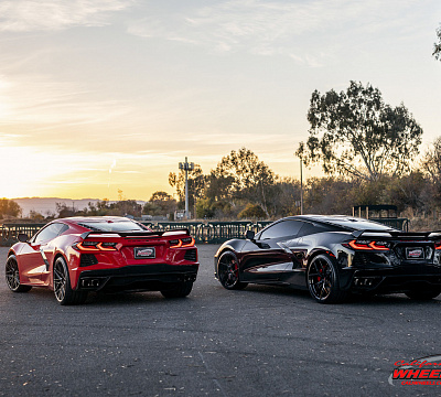 Фото дисков Vossen S21-01 на Chevrolet Corvette C8