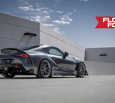 Фото дисков HRE FF21 на Toyota Supra A90