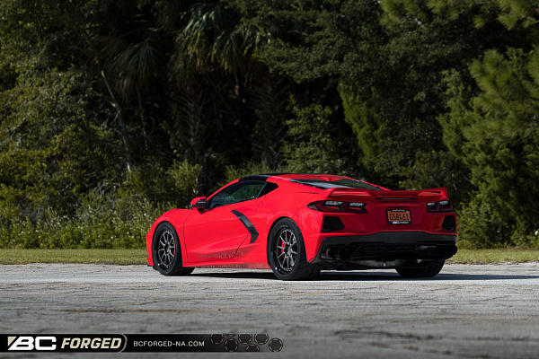 Фото дисков BC Forged LE10 // MLE10 Матовый графит на Chevrolet Corvette C8