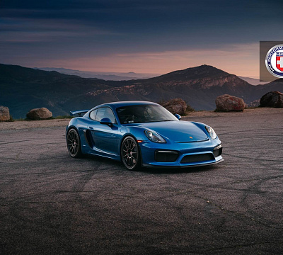 Фото дисков HRE RC103 на Porsche Cayman II