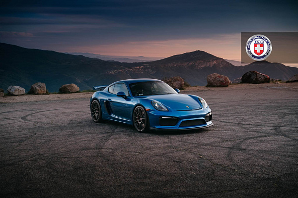 Фото дисков HRE RC103 Черный сатин на Porsche Cayman II