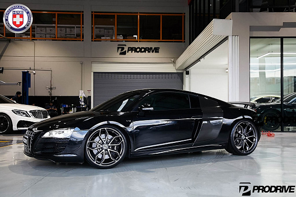 Фото дисков HRE P201 Алмазная проточка на Audi R8 (Typ 42)