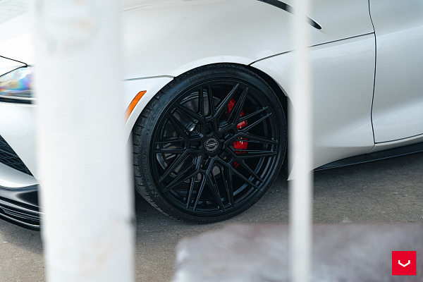 Фото дисков Vossen HF-7 Черный сатин на Toyota Supra A90