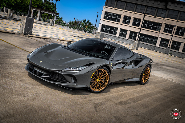 Фото дисков Vossen S21-02 Сатиновая темная медь на Ferrari F8