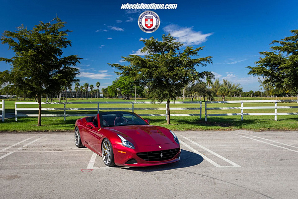 Фото дисков HRE P204 Сатиновый тонированный лак на Ferrari California