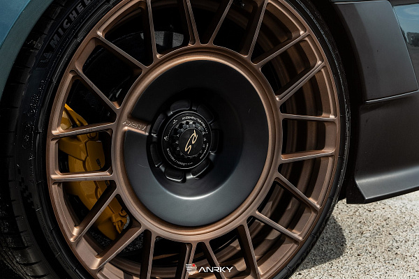 Фото дисков Anrky AN20 Aerosport Сатиновая бронза на Porsche 911 VII