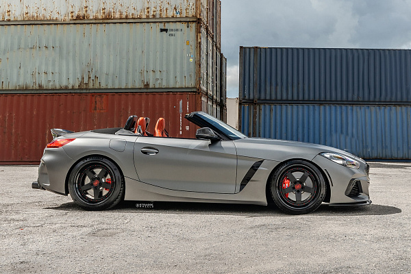 Фото дисков Strasse Wheels S5 Competition Черный сатин на BMW Z4 (G29)
