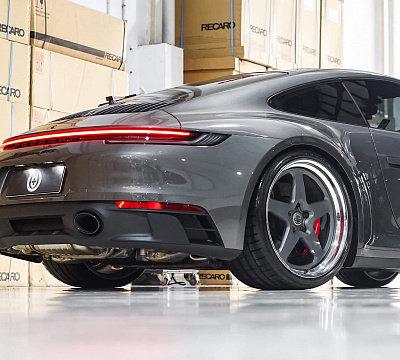Фото дисков HRE 527 на Porsche 911 VIII