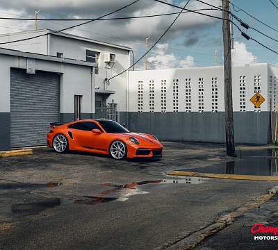 Фото дисков Vossen RS92 на Porsche 911 VIII