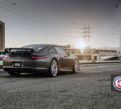 Фото дисков HRE P101 на Porsche 911 VII