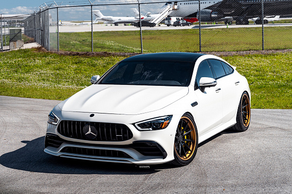 Фото дисков Strasse Wheels SV10M Deep Concave FS Черный сатин на Mercedes-Benz AMG GT I