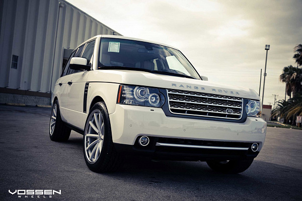 Фото дисков Vossen CV1 Серебро на Land Rover Range Rover Sport I