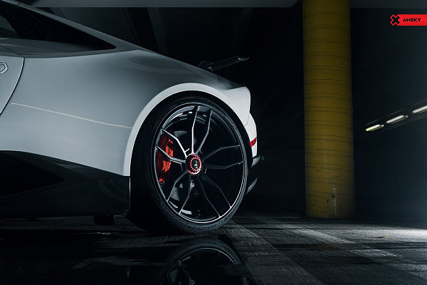 Фото дисков Anrky AN21 Черный матовый на Lamborghini Huracan