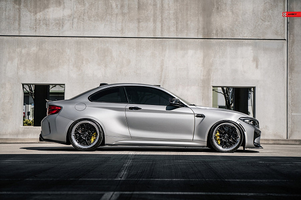 Фото дисков Anrky RS2 Черный сатин на BMW 2/M2 (F22/F87)
