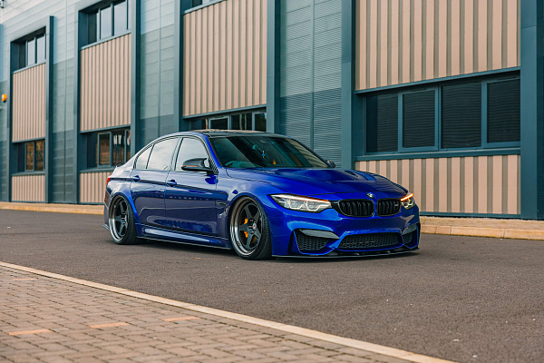 Фото дисков HRE 305 Черный матовый на BMW 3/M3 (F3x/F80)