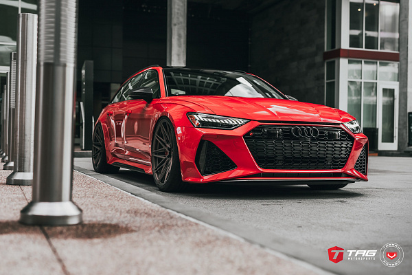 Фото дисков Vossen EVO-5R Сатиновая бронза на Audi A/RS 6 (C8)