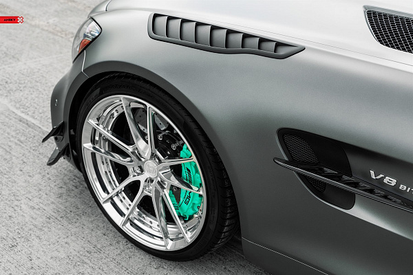 Фото дисков Anrky AN24 Полированный лак на Mercedes-Benz AMG GT I