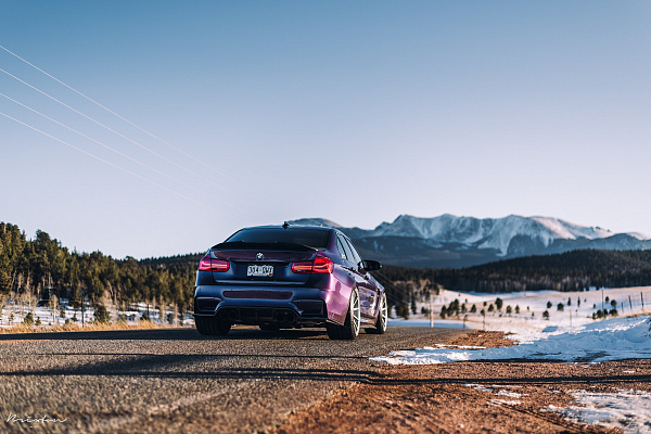 Фото дисков Brixton Forged R11-R Сатиновый лак на BMW 3/M3 (F3x/F80)