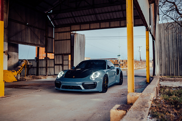Фото дисков Strasse Wheels SM5RT Deep Concave Duoblock Черный сатин на Porsche 911 VII