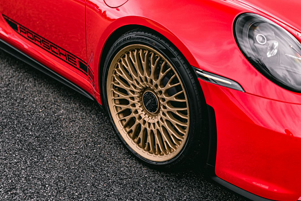 Фото дисков Brixton Forged TR20 Сатиновое темное золото на Porsche 911 VIII