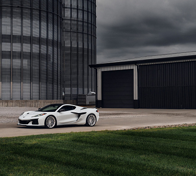 Фото дисков Vossen S21-02 на Chevrolet Corvette C8