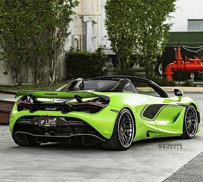 Фото дисков Strasse Wheels SV10M Deep Concave FS на McLaren 720S