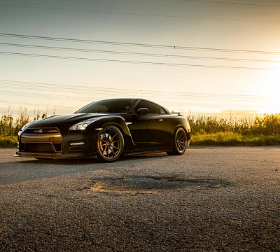 Фото дисков Vossen M-X2 на Nissan GT-R