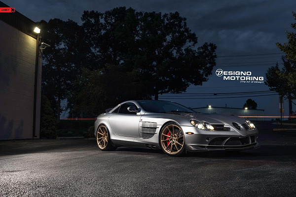 Фото дисков Anrky AN13 Сатиновая шампань на Mercedes-Benz SLR McLaren
