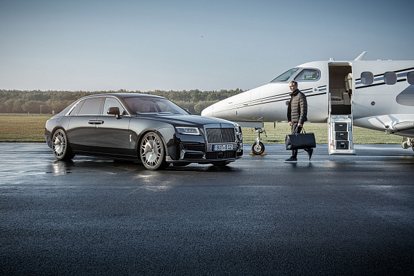 Фото дисков BRABUS Monoblock M (Platinum Edition) Глянцевый тонированный лак на Rolls-Royce Ghost II