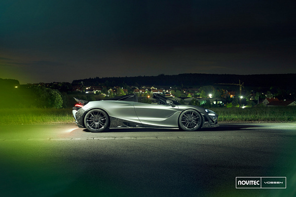Фото дисков NOVITEC MC3 Черный сатин на McLaren 720S