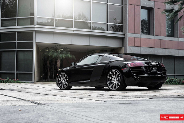 Фото дисков Vossen CV4 Алмазная проточка на Audi R8 (Typ 42)