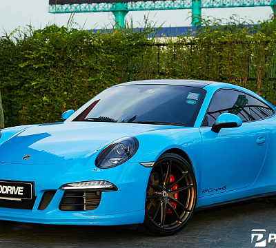Фото дисков HRE P104 на Porsche 911 VII