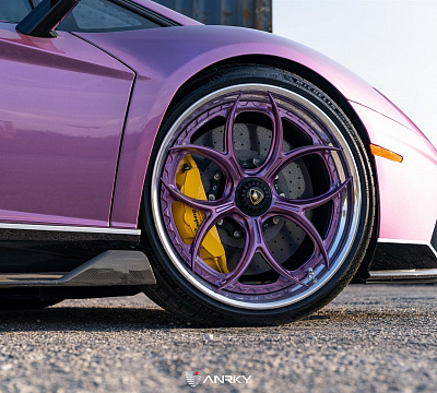 Фото дисков Anrky S3-X0 на Lamborghini Aventador