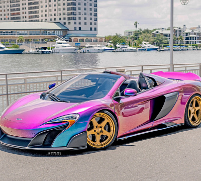 Фото дисков Strasse Wheels SV5 Deep Concave Duoblock на McLaren 650S