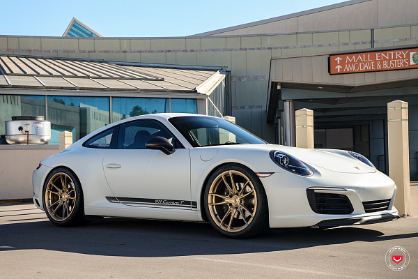 Фото дисков Vossen S17-06 Глянцевая шампань на Porsche 911 VII