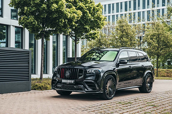 Фото дисков BRABUS Monoblock M (Platinum Edition) Черный глянец на Mercedes-Benz GLS (X167)
