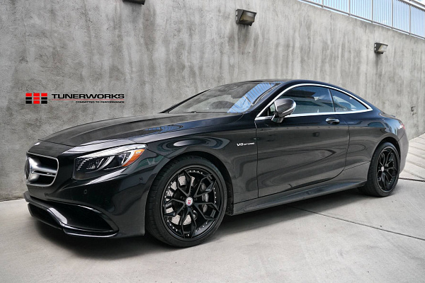 Фото дисков HRE S201 Черный сатин на Mercedes-Benz S-Class (W222, C217)