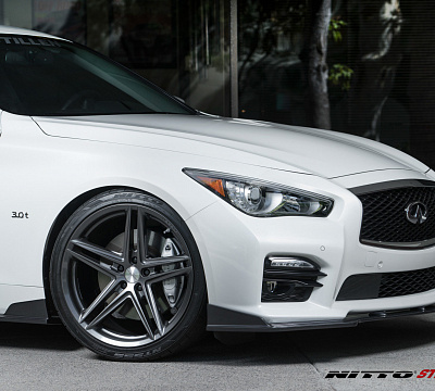 Фото дисков Vossen VFS-5 на Infiniti Q50