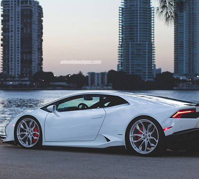 Фото дисков HRE P201 на Lamborghini Huracan