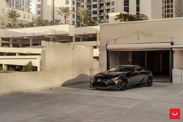 Фото дисков Vossen HFX-2 (5-Lug) Черный сатин на Lexus LC 500