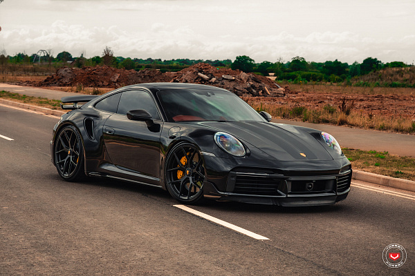 Фото дисков Vossen S21-01 Черный сатин на Porsche 911 VIII