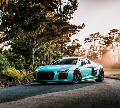 Фото дисков Brixton Forged PF8 на Audi R8 (4S)