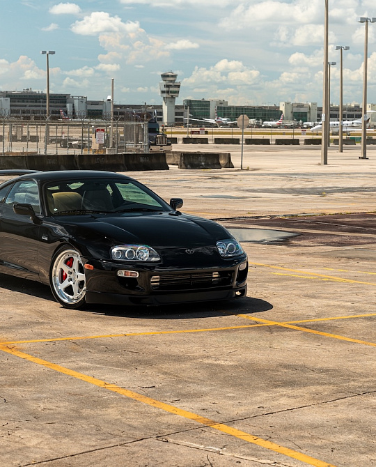 Фото дисков S5 Track Глянцевый лак на Toyota Supra A80
