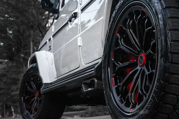 Фото дисков Brixton Forged CM6-RS Черный сатин на Mercedes-Benz G-Class III