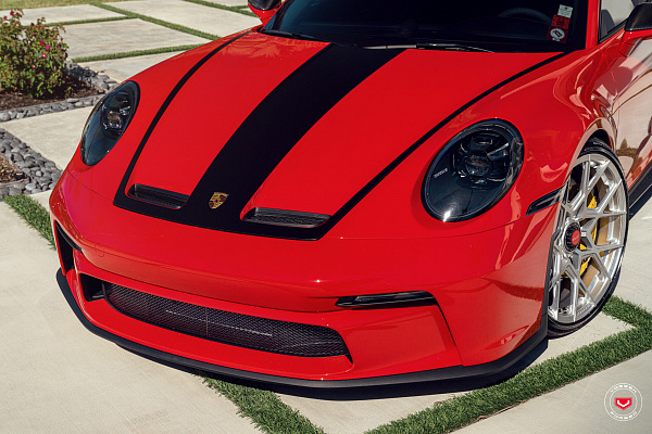 Фото дисков Vossen S21-07 Глянцевый лак на Porsche 911 VIII