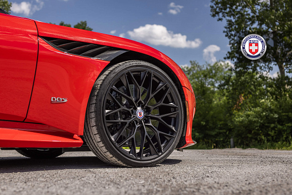 Фото дисков HRE P200 Черный сатин на Aston Martin DBS 3