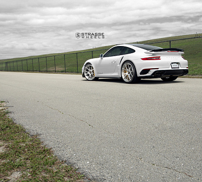 Фото дисков Strasse Wheels SM5R Deep Concave Monoblock на Porsche 911 VII