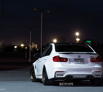 Фото дисков Strasse Wheels R10 Competition на BMW 3/M3 (F3x/F80)