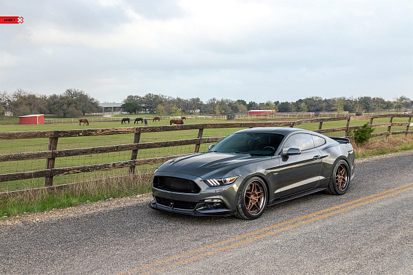 Фото дисков Anrky RS6 Сатиновая медь на Ford Mustang VI